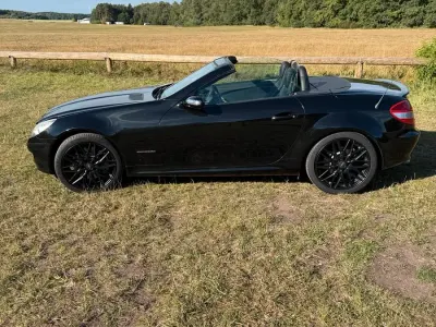 Gebraucht Mercedes SLK200 163 PS (119 kW) 2007 Schwarz Cabrio