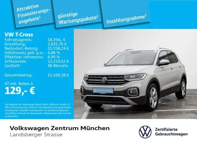 Gebraucht VW T-Cross Style 110 PS (80 kW) 2023 Silber SUV