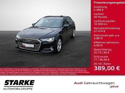 Brillantschwarz Gebraucht 2022 Audi A6 Sport Kombi | 29.960 € (Guter Preis)