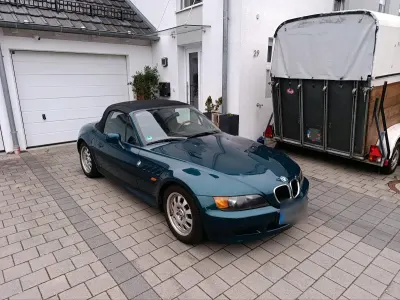 Brugt BMW Z3 118 HK (86 kW) 1996 Grøn Cabriolet
