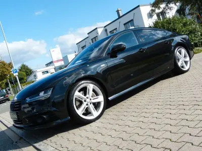 Gebraucht Audi A7 S-Line 320 PS (235 kW) 2017 Mythosschwarz (metallic) Kleinwagen