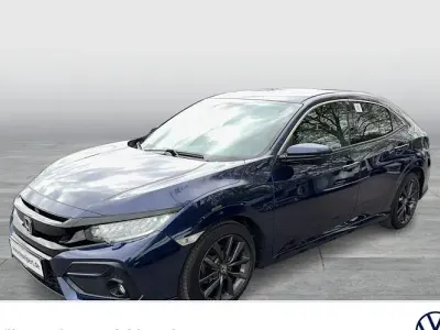 Brugt Honda Civic Elegance 126 HK (92 kW) 2020 Blå Sedan