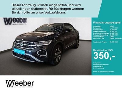 Begagnad VW T-Roc Cabriolet Goal 116 HK (85 kW) 2025 Svart Cab