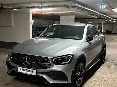Grau Gebraucht 2021 Mercedes GLC220 AMG line Coupé | 38.500 € (Etwas zu teuer)