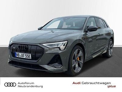Usata Audi e-tron Black Edition 300 kW (408 CV) 2022 Grigio SUV
