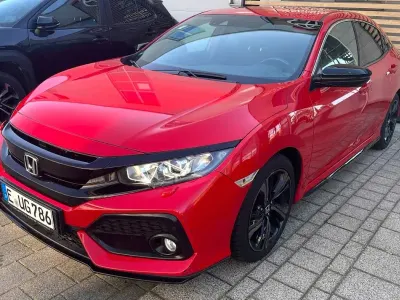 Brugt Honda Civic Elegance 129 HK (94 kW) 2017 Rød Sedan