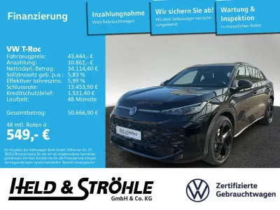 Neu VW T-Roc Cabriolet Style 150 PS (110 kW) 2026 Grenadillschwarz metallic SUV