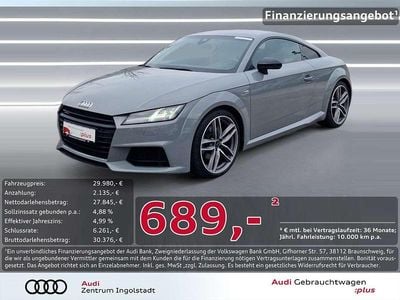 Grau Gebraucht 2017 Audi TT S-Line Coupé | 29.980 € (Teuer)