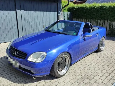 Gebraucht Mercedes SLK230 193 PS (141 kW) 1999 Blau Cabrio