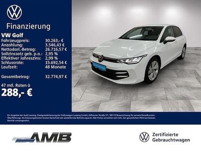 Gebraucht VW Golf VIII Life 204 PS (150 kW) 2025 Pure white Limousine