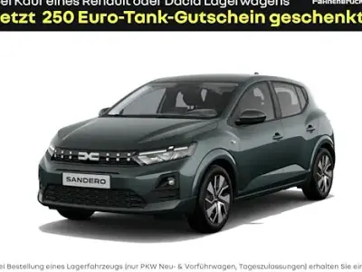 Nouă Dacia Sandero Expression 122 CP (89 kW) 2026 Verde Berlinǎ
