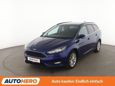 Gebraucht Ford Focus Cool & Connect 120 PS (88 kW) 2018 Blau Kombi