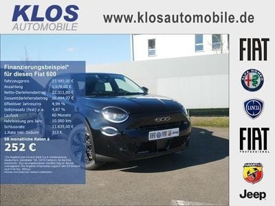 Neu Fiat 600 Icon 110 PS (80 kW) 2026 Cinema schwarz SUV