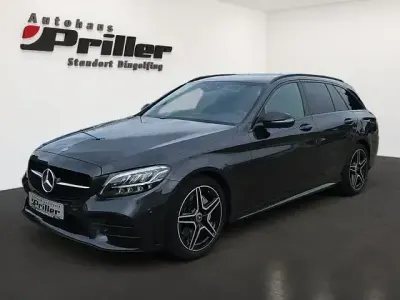 Usata Mercedes C220 AMG line 194 CV (142 kW) 2021 Grigio Station wagon