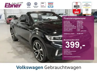 Gebraucht VW T-Roc R-line 150 PS (110 kW) 2022 Schwarz SUV