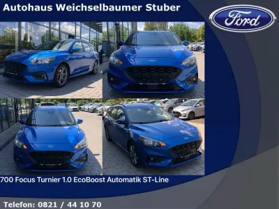 Gebraucht Ford Focus ST-Line 125 PS (91 kW) 2019 Blau Kombi