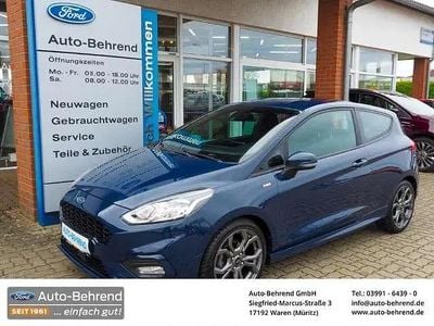 Usata Ford Fiesta ST-Line 125 CV (91 kW) 2019 Blu Utilitaria