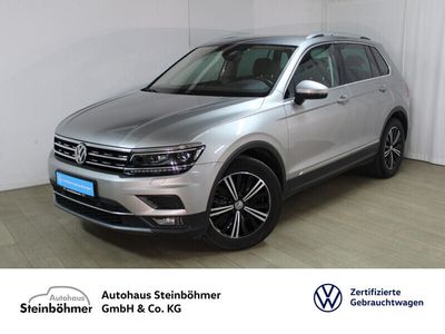 gebraucht VW Tiguan Highline 2.0TDI 4M DSG Navi AHK LED