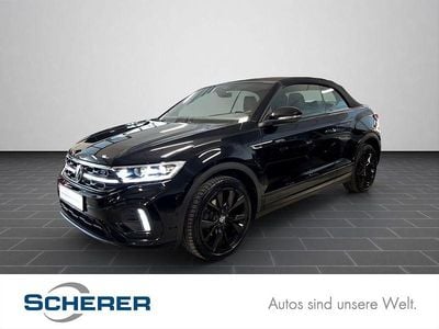 Gebraucht VW T-Roc Cabriolet R-line 150 PS (110 kW) 2023 Schwarz Cabrio