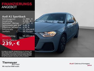 Gebraucht Audi A1 Sportback Advanced 116 PS (85 kW) 2025 Grau Kleinwagen