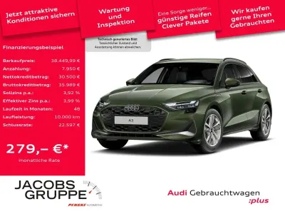Occasion Audi A3 Performance 204 PK (150 kW) 2025 Groen Sedan