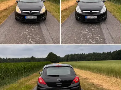 Gebraucht Opel Corsa 80 PS (58 kW) 2010 Schwarz Kleinwagen