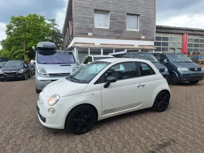 Gebraucht Fiat 500 Pop 69 PS (50 kW) 2008 Weiß Kleinwagen