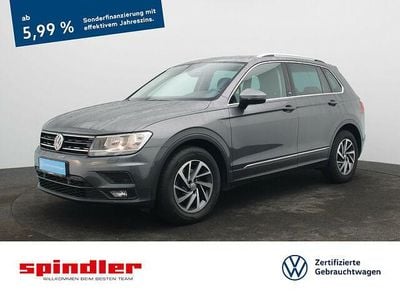 Gebraucht VW Tiguan Comfortline 150 PS (110 kW) 2018 Indiumgrau metallic SUV