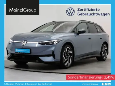 Gebraucht VW ID.7 Pro 210 kW (286 PS) 2024 Stonewashed blue metallic/schw Kombi