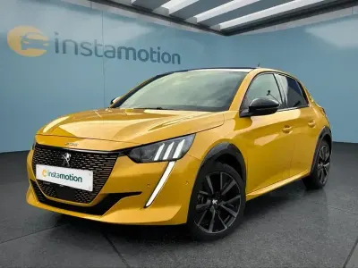 Gebraucht Peugeot e-208 100 kW (136 PS) 2023 Gelb Kleinwagen