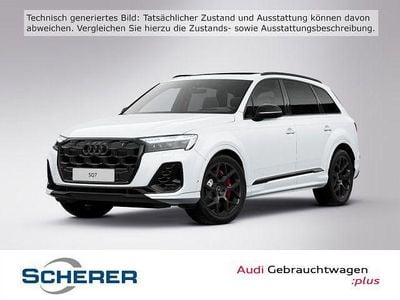 Gletscherweiß metallic (metallic) Gebraucht 2024 Audi SQ7 Comfort SUV | 93.900 €