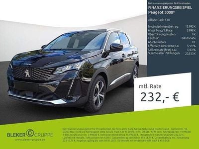 Lackierung schwarz perla nera/metallic klarlack Gebraucht 2021 Peugeot 3008 Allure Limousine | 19.480 € (Guter Preis)