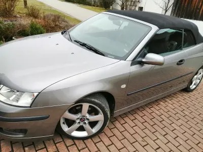 Usata Saab 9-3 Cabriolet Vector 175 CV (128 kW) 2003 Grigio Cabrio