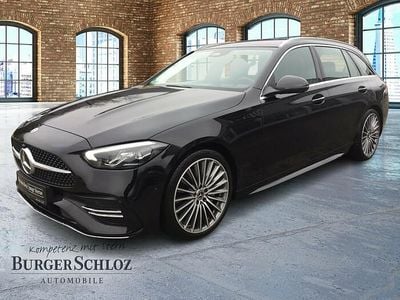 Gebraucht Mercedes C200 AMG 204 PS (150 kW) 2023 Metalliclack obsidianschwarz Kombi
