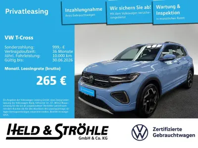 Gebraucht VW T-Cross R-line 116 PS (85 kW) 2025 Blau SUV