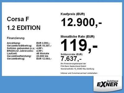 Gebraucht Opel Corsa Edition 75 PS (55 kW) 2023 Perl blau Kleinwagen