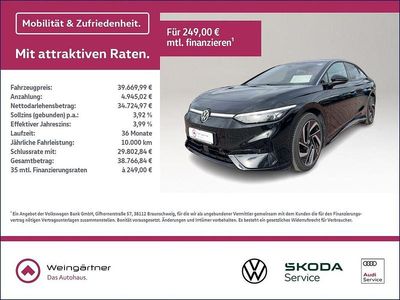 Gebraucht VW ID.7 Pro 210 kW (286 PS) 2024 Schwarz Kleinwagen
