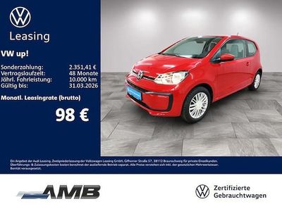 Gebraucht VW up! 65 PS (47 kW) 2023 Tornadorot Kleinwagen