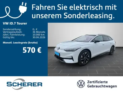 Gebraucht VW ID.7 Pro 210 kW (286 PS) 2025 Gletscherweiß metallic (metallic) Kombi