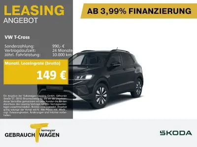 Gebraucht VW T-Cross Goal 116 PS (85 kW) 2024 Schwarz SUV