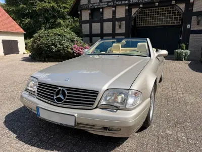 Gebraucht Mercedes SL320 224 PS (164 kW) 1998 Beige Cabrio
