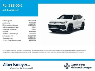 Gebraucht VW Tayron R-line 204 PS (150 kW) 2025 Weiß SUV