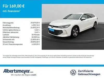 Gebraucht VW Passat Business 150 PS (110 kW) 2025 Weiß Kombi