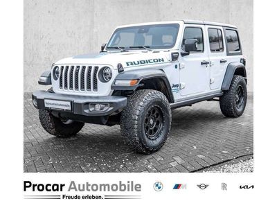 gebraucht Jeep Wrangler Unlimited Rubicon Hybrid 4xe Klimaaut. Off-Road Frontkamera DAB LED