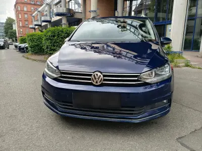 Gebraucht VW Touran Sound 140 PS (102 kW) 2017 Blau Van / Kleinbus