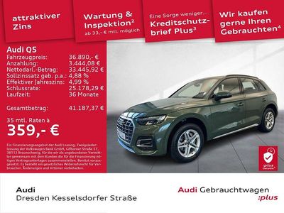 Gebraucht Audi Q5 Ambiente 204 PS (150 kW) 2022 Distriktgrün metallic SUV