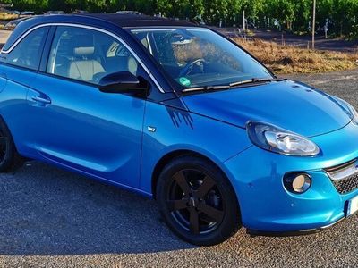 gebraucht Opel Adam OPEN AIR 1.4 , 64kW, Blau Metallic