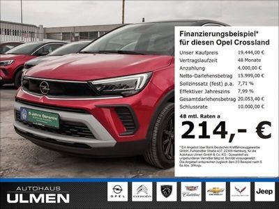 gebraucht Opel Crossland Design&Tech Navi-Link-Tom LED-Schein. Klimaauto.+SHZ Rückfahrkamera Tempomat Alu