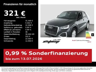 Gebraucht Audi Q2 Advanced Plus 150 PS (110 kW) 2025 Manhattangrau metallic SUV