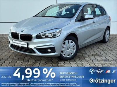Gebraucht BMW 218 Active Tourer Sport Line 136 PS (100 kW) 2017 Silber Van / Kleinbus